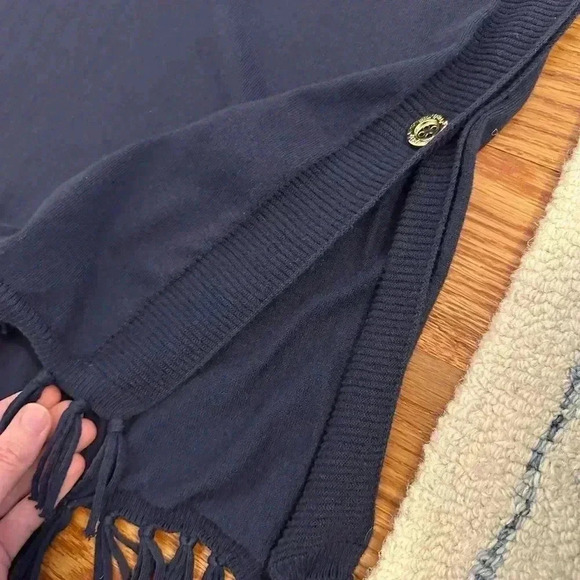 Lilly Pulitzer Ramona Fringe Sweater Size XS Blue - Picture 12 of 12